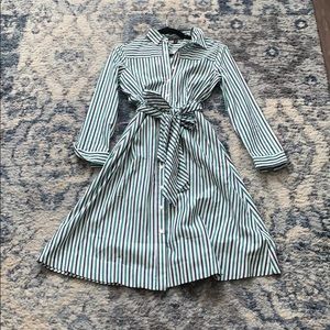 NWT J Crew Striped Shirtdress